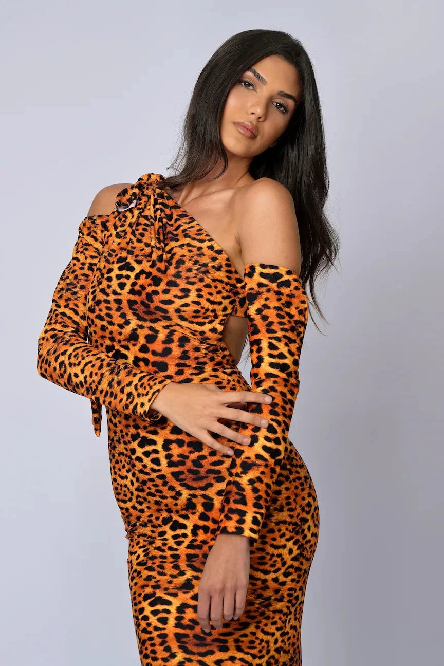 The Leopard Icon Dress - Belledamour.com