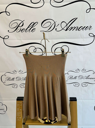 The Luxe Knit Pleated Skirt - Belledamour.com