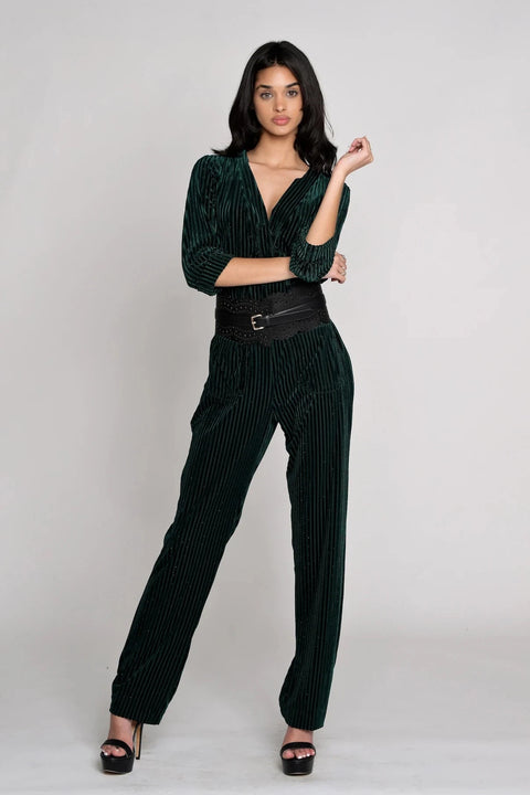 The V-Luxe Jumpsuit - Belledamour.com
