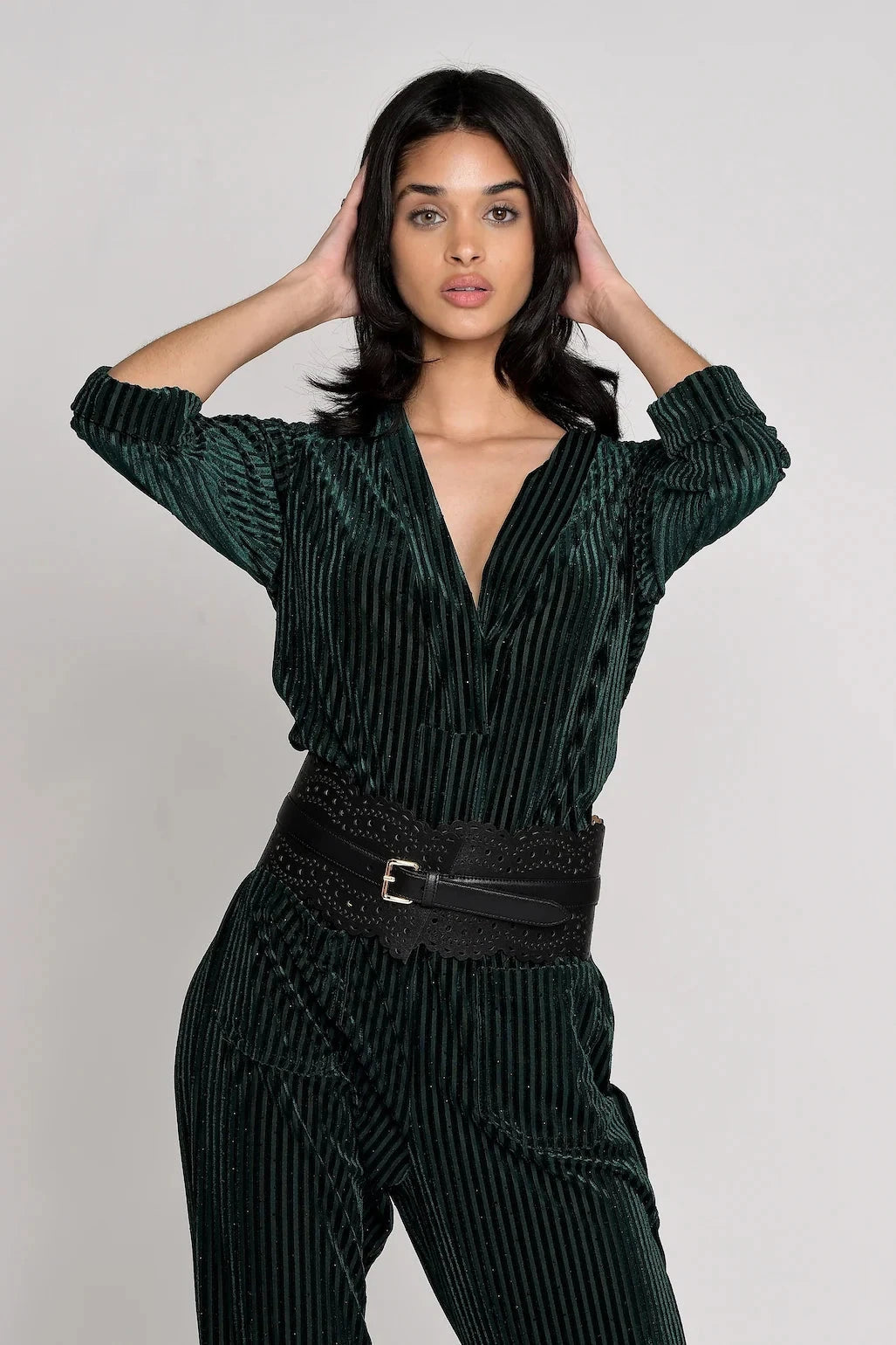 The V-Luxe Jumpsuit - Belledamour.com