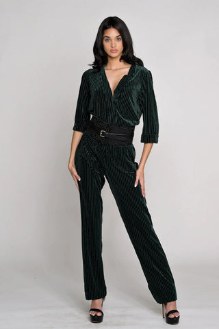 The V-Luxe Jumpsuit - Belledamour.com