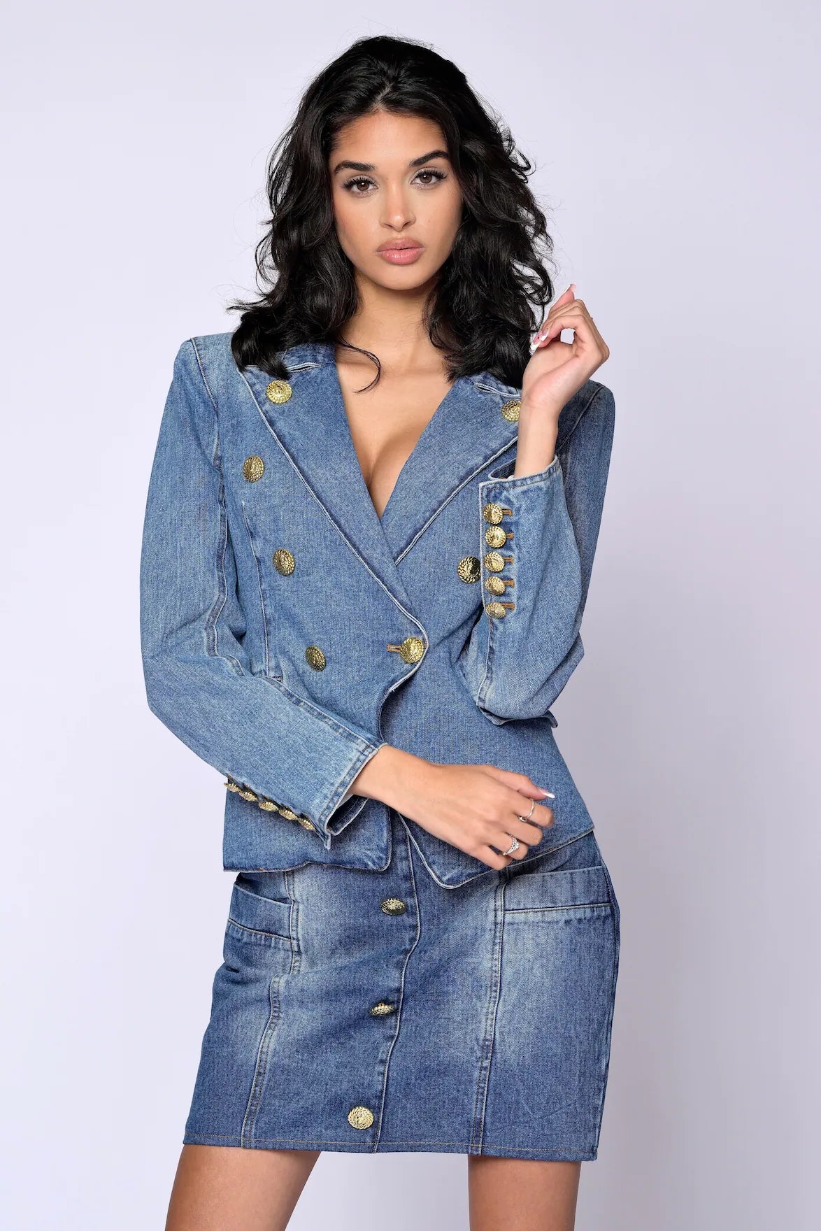 The Belle D’Amour Jolie Denim Suit